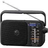 Panasonic RF-2400D, Tragbar, Analog, AM, FM, 87 - 108 MHz, 520 - 1730 kHz, 1 cm