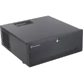 Silverstone Grandia GD07, HTPC, PC, Schwarz, ATX, EATX, micro ATX, SSI CEB, SSI EEB, Aluminium, Stahl, Heimbüro