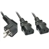 Lindy Schuko 2x Netzkabel Iec C13 Auf C14 2 M