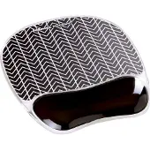 Fellowes Photo Gel - Mauspad mit Handgelenkpolsterkissen - Chevron