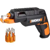 WORX WX255, Elektrischer Schraubendreher, Pistolengriff, 1/4", Schwarz, Orange, 230 RPM, Akku