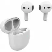 Art Kabellose / bluetooth Stereo Kopfhörer TWS AP-TW-B1 + Dockingstation mit Lightning 8-pin Anschluss weiß