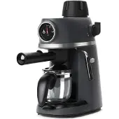 Black & Decker BXCO800E, Espressomaschine, Gemahlener Kaffee, 800 W, Schwarz