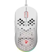 Savio HEX-R, rechts, Optisch, USB Typ-A, 12000 DPI, Weiß