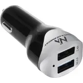 Macleans Auto KFZ Ladegerät Schnellladegerät Quick Charge QC 3.0 Smart-IC USB Kabel 1,5m