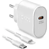 SBS 20W Made for iPhone (MFi) Wandladegerät-Kit, geeignet für MacBook Neo