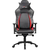 Office Red Fighter C2 Sessel für Gamer, schwarz, abnehmbare Kopfstütze