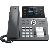 Grandstream Networks GRP2634, IP-Telefon, Schwarz, Kabelgebundenes Mobilteil, Im Band, Außerhalb des Bandes, SIP-Info, Supervisor, Benutzer, 8 Zeilen