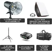 Walimex Campaigner 400 Hs Set Single Studio Blitz