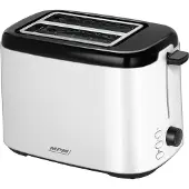 MPM Toaster MTO-07, 800 W, 7 Röstgrade, zwei Toastkammern, Auftau- und Aufwärmfunktion