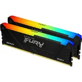 Kingston Technology FURY Beast 64GB 3200MT/s DDR4 CL16 DIMM (2er-Kit) RGB, 64 GB, 2 x 32 GB, DDR4, 288-pin DIMM
