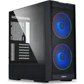 Lian Li Lancool 206, Tower, PC, Schwarz, ATX, micro ATX, Mini-ITX, Stahl, Gehärtetes Glas, Gaming