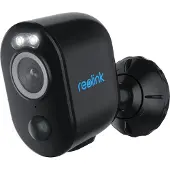 Reolink Argus Series B330 akkubetriebene 5 MP WLAN-Überwachungskamera mit Flutlicht und Bewegungsmelder (schwarz)