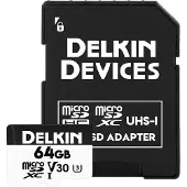 Delkin HYPERSPEED UHS-I (V30) microSD 64GB R:100MB/s W:75MB/s