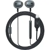 Acefast L1 In-Ear-Kopfhörer mit Lightning-Anschluss, Mikrofon und Fernbedienung, 1,2 m - Schwarz