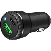Mcdodo CC-5970 Autoladegerät, USB + USB-C 38W (schwarz)