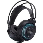 HP DHE 8001U Wired headphones (black)