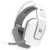 Nikcorp Kabelloses Multifunktions-Gaming-Headset RGB Weiß 50 mm