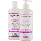 Kerargan - Duo Volumen Shampoo & Spülung mit Biotin Kollagen 1000 ml