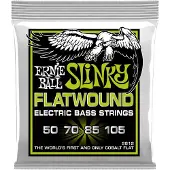Ernie Ball 2812 Regular Slinky Flatwound Bass Satz 50-105