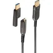 Shiverpeaks BASIC-S AOC-HDMI Verlegekabel-Set, 4K, 30 m HDMI A Stecker