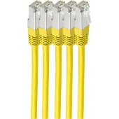 Shiverpeaks BS75711-H0.5Y-SET5, 0,5 m, Cat6, S/FTP (S-STP), RJ-45, RJ-45, Gelb