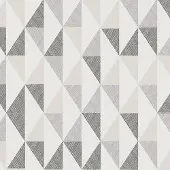 Wow Vliestapete "Geometrisch Leinen" geometrisch Grau/Weiß - 1005x52 cm
