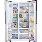 Gorenje NRS9EVX Kühl-Gefrier-Kombination, Side-by-side mit LED-Display, IceMaker, NoFrost, Volumen 562 Liter - Edelstahl Inox