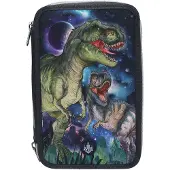Dino World 3 Fach Federtasche LED GALAXY