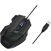 Logilink ID0202, rechts, Optisch, USB Typ-A, 2400 DPI, Schwarz