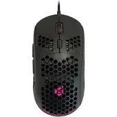 Conceptronic DJEBBEL 6D Gaming-Maus mit Wabendesign-Gehäuse, 6400 DPI, rechts, Optisch, USB Typ-A, 6400 DPI, Schwarz
