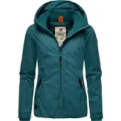 Ragwear Outdoorjacke "Dizzie" mit Kapuze Wasserdichte Übergangsjacke mit großer Kapuze