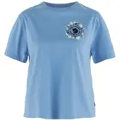 Fjällräven T-Shirt Fjällblomster Logo Damen Chalk White-XS
