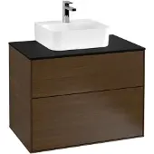 Villeroy & Boch V&B Waschtischunterschrank FINION 800x603x501mm Abdpl Glas bl ma Wln ven