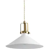 Ideal Lux 238173 Kronleuchter Eris 1x60W | E27 - weiß mit gold