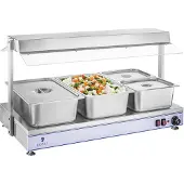 Royal Catering Elektrische Kompaktkochplatte mit 4 Halogenlampen 2000W 230V