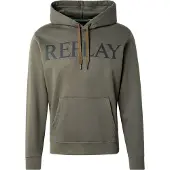 Replay Kapuzensweatshirt, mit großem Markenprint vorn