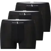 Ralph Lauren für Herren. 714965507006 3er-Set Boxershorts aus klassischer Baumwollmischung schwarz (XL), Heimtextilien, Baumwolle