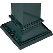 Relaxdays Standbrunnen Antik, mit Wasserhahn, HBT 86x19x23 cm, Wasserzapfsäule Garten, Terrasse, Zierbrunnen, dunkelgrün