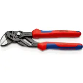 Knipex 86 02 180, 4 cm, Kunststoff, Blau, Rot, 43 mm, 180 mm, 14 mm