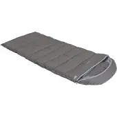 High Peak Deckenschlafsack "Dundee 4", grau (grau, hellgrau), Schlafsäcke, B/L: 90cm x 230cm, Reißverschluss links, Obermaterial: 65% Polyester, 35% Baumwolle, Deckenschlafsack, L:230cm