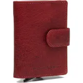 Chesterfield Antique Buff Prague Kreditkartenetui RFID Leder 7 cm The Chesterfield Brand Rot