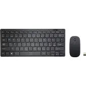 Renkforce RF-KMC-410 Kabellos Tastatur, Maus-Set Deutsch, QWERTZ Schwarz