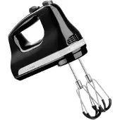 KitchenAid 5KHM6118EOB, Handmixer, Schwarz, Mixen, 1,53 m, 1300 RPM, Kunststoff