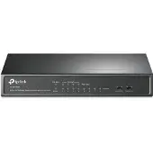 TP-LINK 8-Port 10/100Mbps Desktop Switch mit 4-Port PoE+, Unmanaged, Fast Ethernet (10/100), Vollduplex, Power over Ethernet (PoE), Wandmontage
