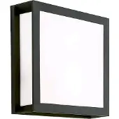 Orion Außenwandleuchte Henry, schwarz, Aluminium, Modern, Wandleuchte außen