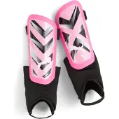 Puma Ultra leichte Knöchel Schienbeinschoner Gift Pink/Puma Weiß/Puma Schwarz