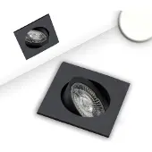 ISOLED LED Einbauleuchte Slim68 schwarz, eckig, 9W, neutralweiß, dimmbar