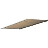 Mendler Elektrische Kassettenmarkise H122, Markise Vollkassette 4x3m Polyester Creme