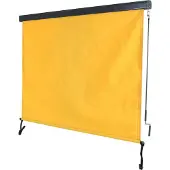 Mendler Vertikalmarkise MCW-F42, Senkrechtmarkise Sichtschutz Außenrollo Rollo, UV-Schutz 50 Stoff 250x180cm, gelb